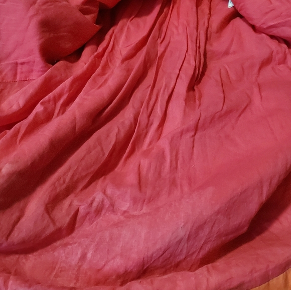 🔆 Pink Banana Republic femine pea/ladies trench style jacket damaged - Picture 14 of 16